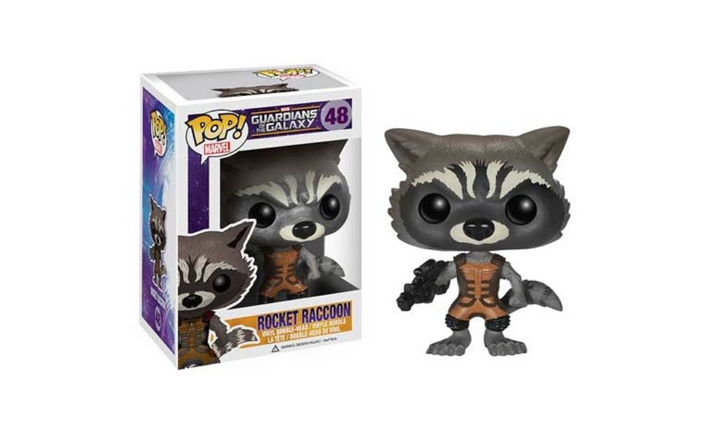 FUNKO POP ROCKET RACCOON 48 GUARDIANS OF THE GALAXY MARVEL FIGURE 9 CM STATUE 1 FUNKO POP ROCKET RACCOON 48 GUARDIANS OF THE GALAXY MARVEL FIGURE 9 CM STATUE 1