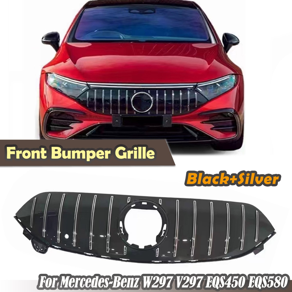 For Mercedes-Benz W297 V297 EQS450 EQS580 2022-2024 Front