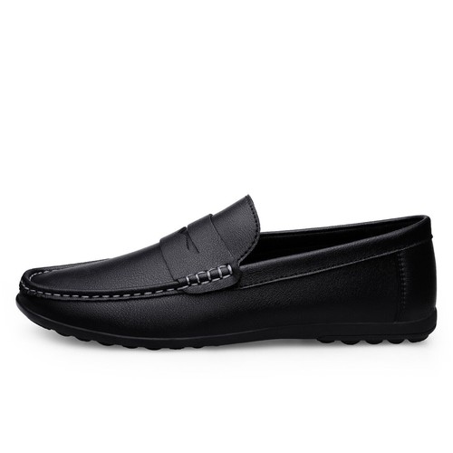 💥Hot Mens PU Slip On Walking Boat Deck Casual Driving Moccasin Loafer Shoes UK@ - Picture 11 of 19