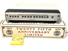 Williams O Observation Car, TCA 25th Anniversary #2502 BUENA PARK, Silver, NEW