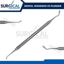 Dental Woodson #2 Plugger Plastic Composite Filling Instrument German Grade