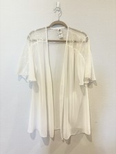 Vintage Jonquil By Diane Samandi White Lace Peignoir Robe