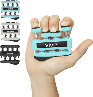 Finger Strengthener by  (3 Pack) Hand Grip Equipment for Guitar, Musicians, Rock