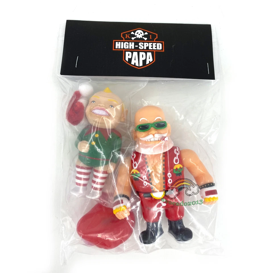 KAIJU ONE Papá Noel y el elfo de Navidad de pie ver figura de vinilo H13CM/10CM Foto 2 de 2