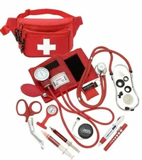 Deluxe Blood Pressure Kit with Sprague Rappaport Type Stethoscope Fanny Pack Kit