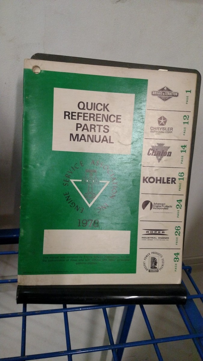 1978 Quick Reference parts manual | eBay