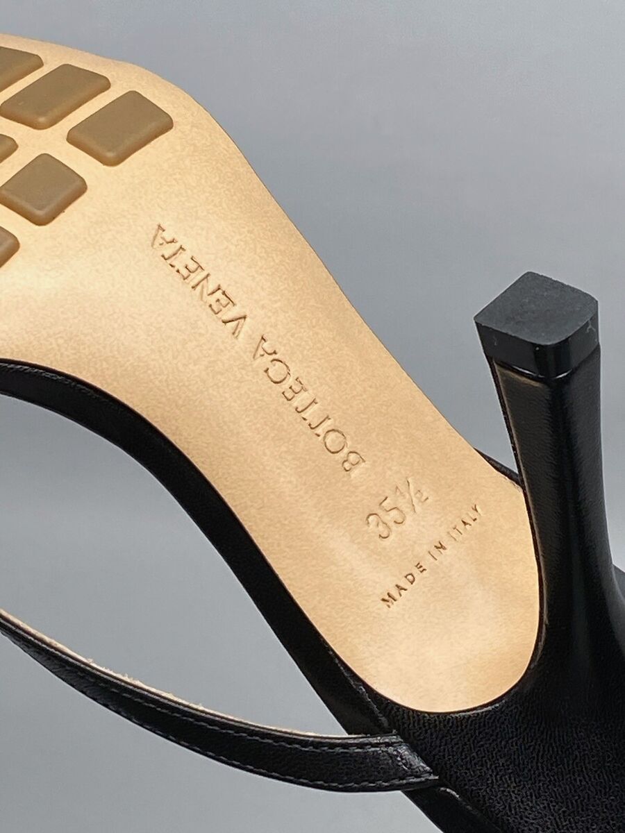Bottega Veneta Stretch Leather Strappy Thong Sandals size