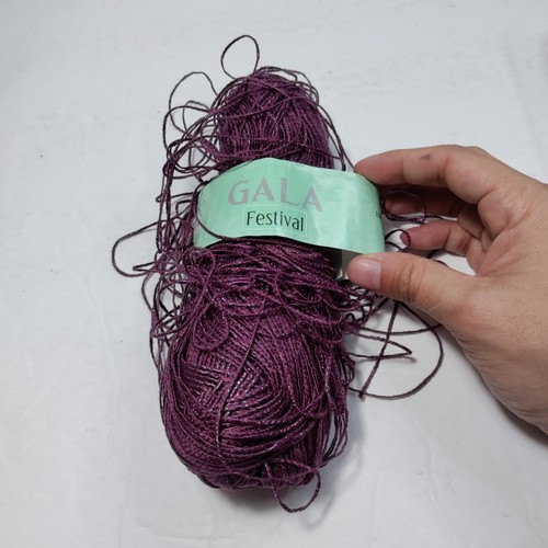 Gala Festival 100% Polyester Yarn 1.76 Oz Purple Premier Yarns