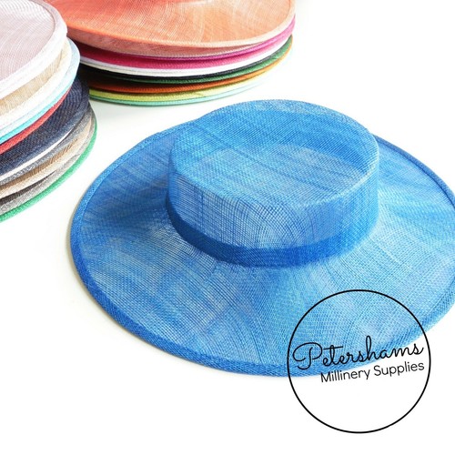 Small Brim Sinamay Boater Fascinator 
