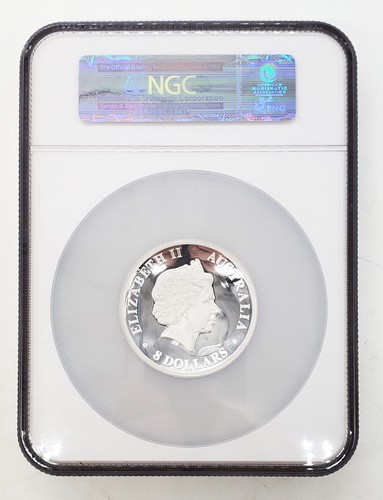 Proof 2016 Australia Wedge Tailed Eagle 5 oz 999 Silver Coin NGC PF 69 Mercanti - Picture 3 of 3