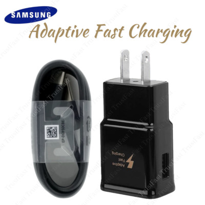 Adapter Fast Charger Type C With Phone Charging Cable For Samsung Galaxy Android