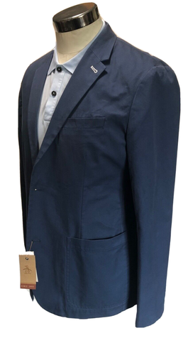 Mens Summer Jacket, New with tags "PENGUIN" Navy- Blue 100% Cotton - Picture 4 of 12