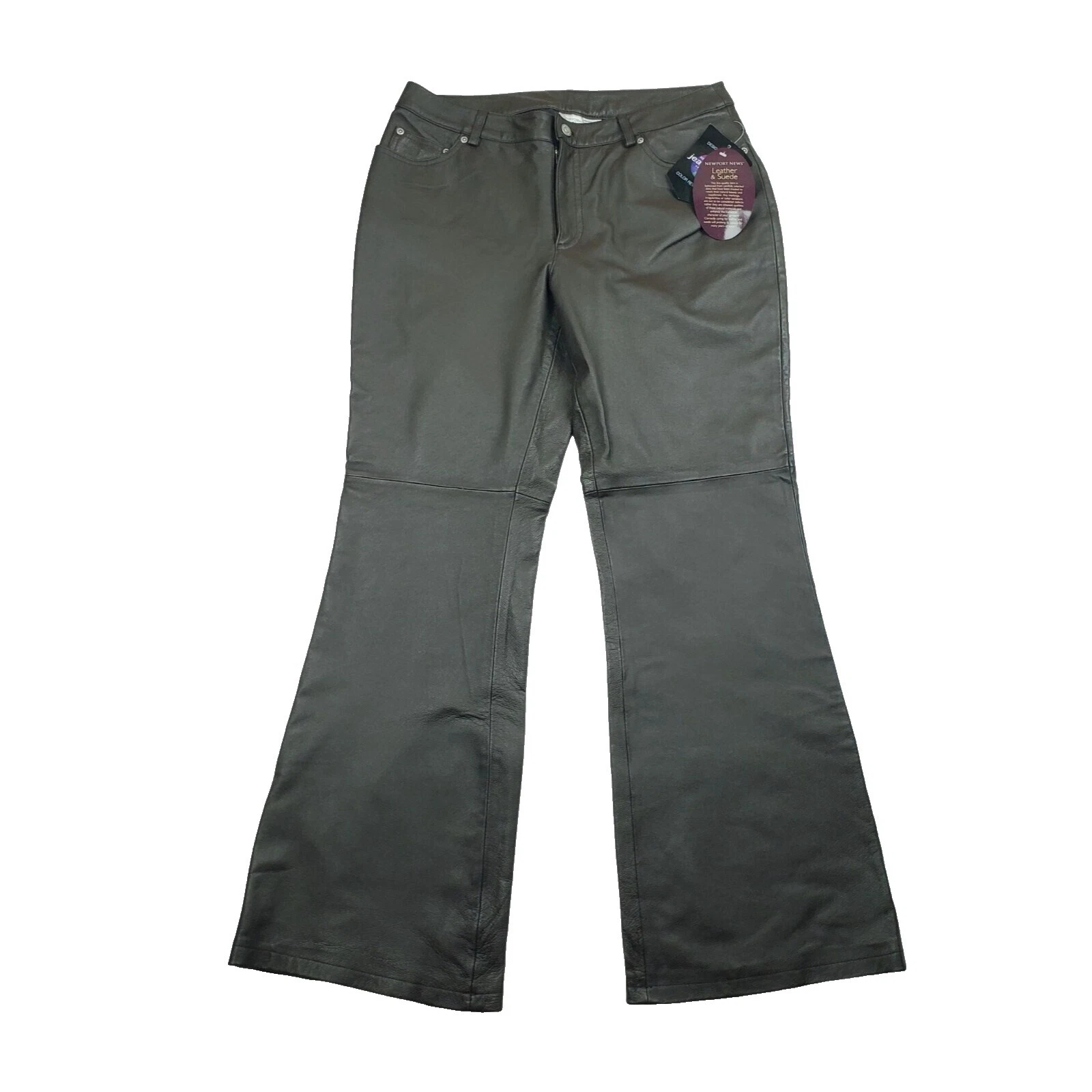 Pantalones de cuero para mujeres Newport News