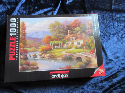 Anatolian Puzzle Cottage Stream 1000 Teile komplett