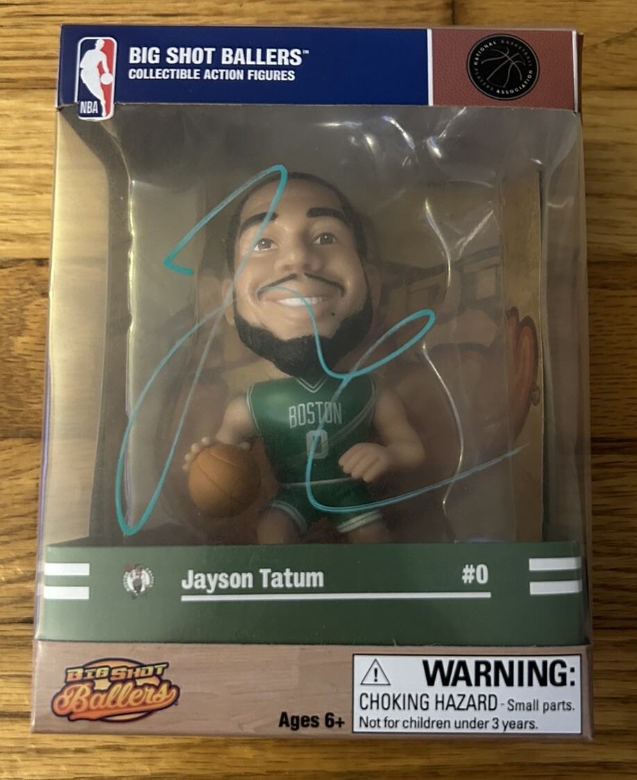 Jayson Tatum Autographed Signed Boston Celtics CELTICS BIG SHOT BALLERS POP FIGURE BECKETT COA 