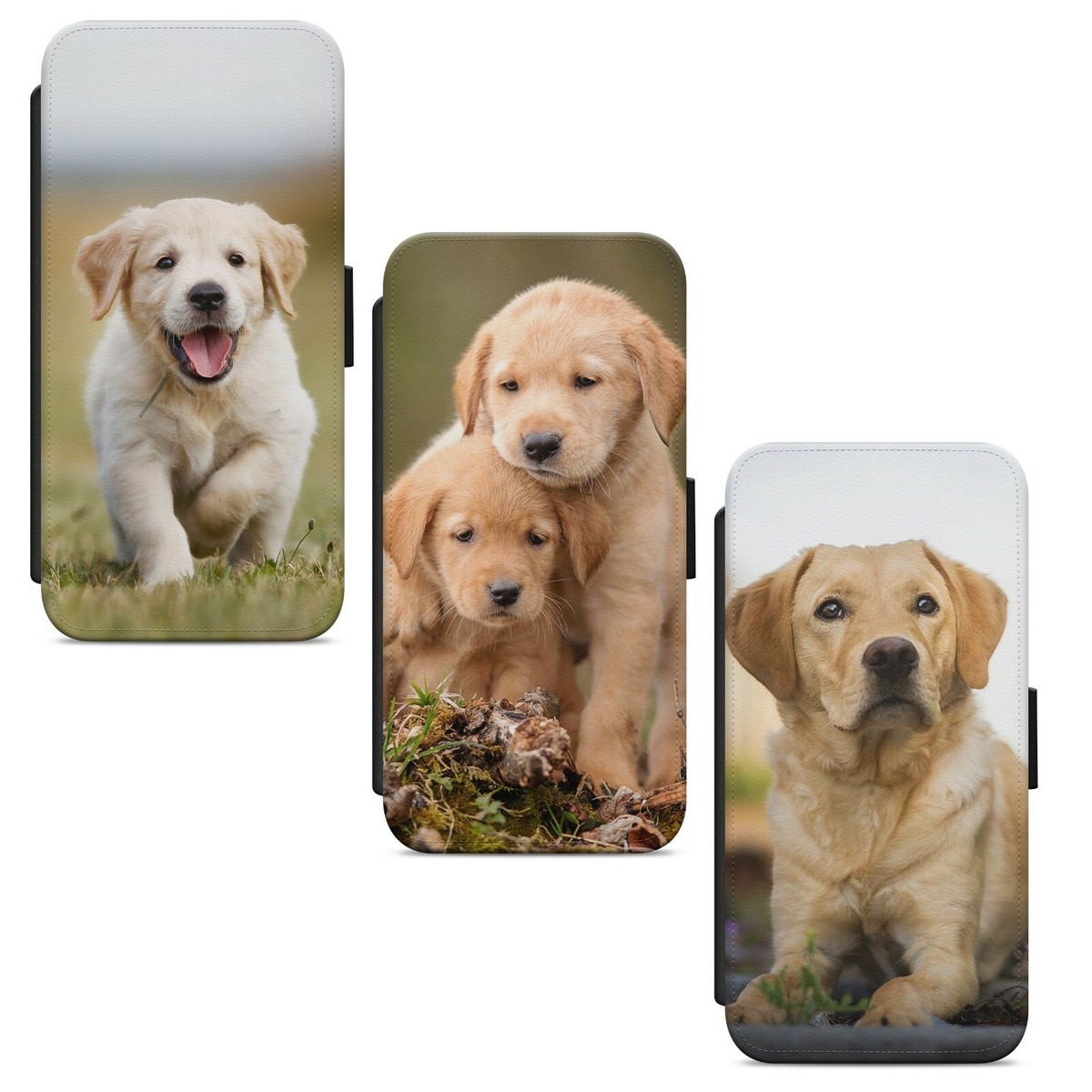 Golden Retriever Phone Case Wallet - Puppy Golden Retriever Phone Case Wallet - Puppy