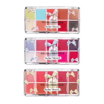 10 Colours Set Long Lasting Lip Gloss Palette Makeup Lipstick Cosmetisxd3  FHI