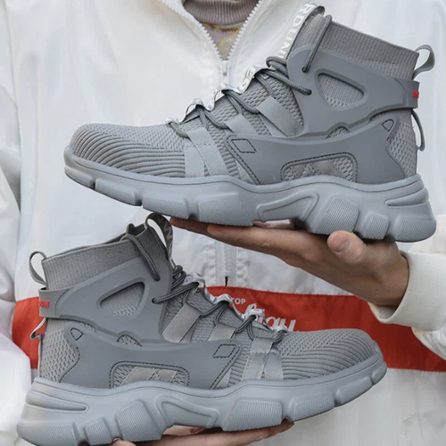 Herren Sicherheitsschuhe Stahlkappe Laufschuhe rutschfest verschleißfest Anti-Punktion - Bild 12 von 32