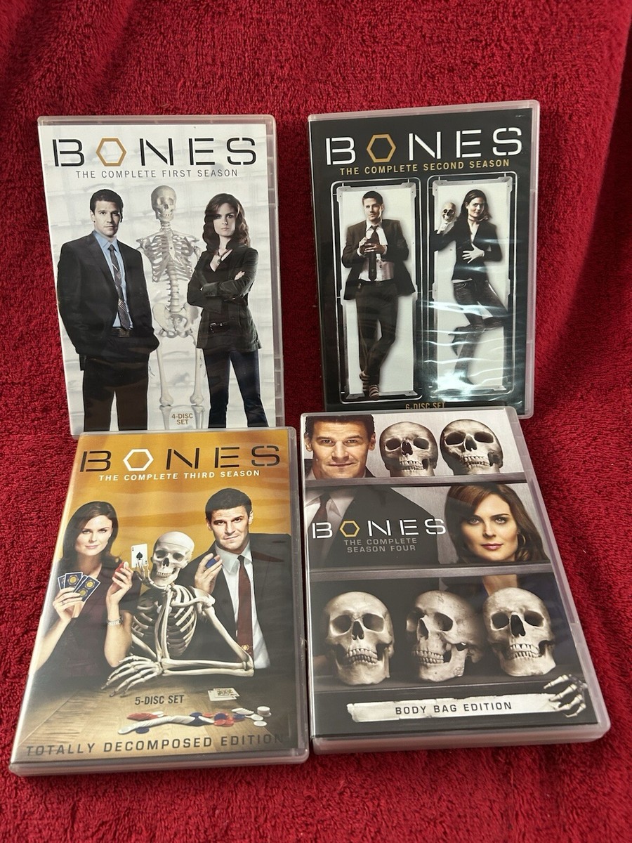 Bones - Seasons 1,2,3 and 4 DVD, 2006 David Boreanaz & Emily