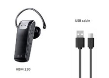 Auriculares inalámbricos LG Bluetooth HBM-230 negros auriculares manos libres auricular