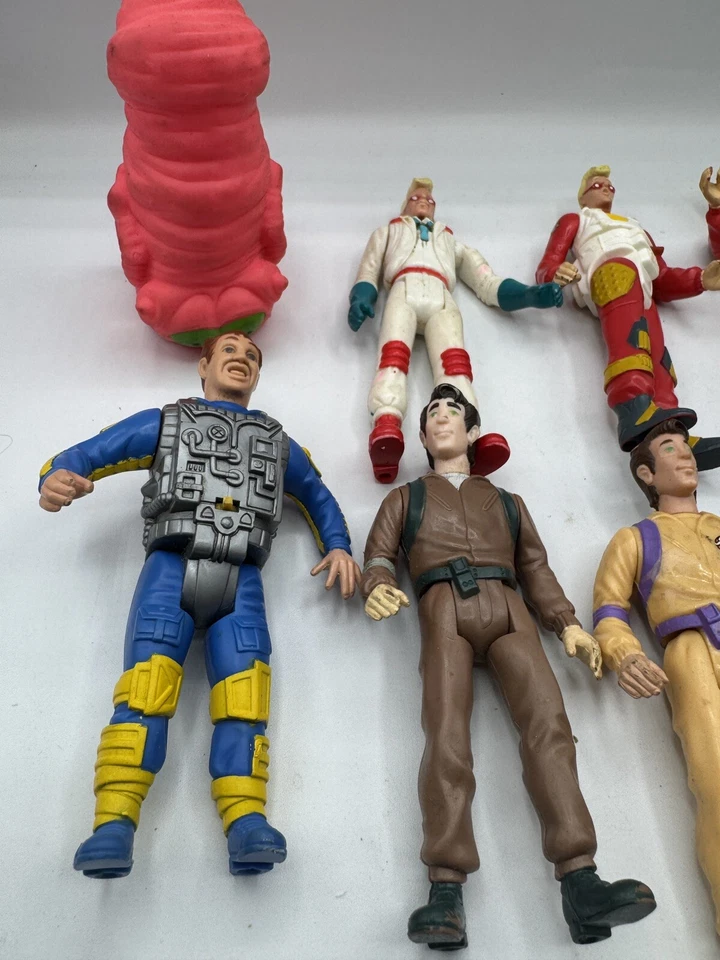 Real Ghostbusters vintage lot action figures 1986 Kenner Egon Ray Peter Winston - Image 2 of 4
