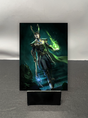 Loki Marvel Comics Custom Art Trading Card Thick C244 | eBay