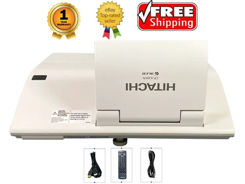 Hitachi CP-A301N 3LCD Projector 3000 Lumens CLO HD 1080p XGA UST HDMI w/bundle