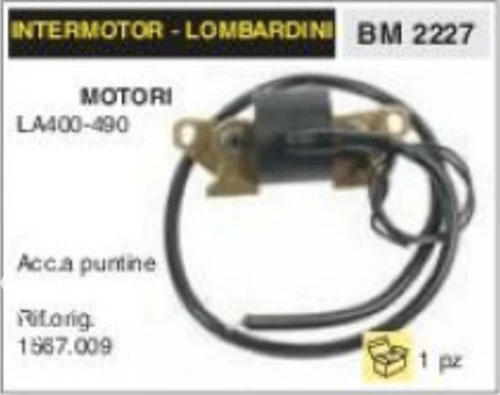 LOMBARDINI LA400 LA490 LA 400 LA 490 INTERMOTOR TILLER CULTIVATOR COIL
