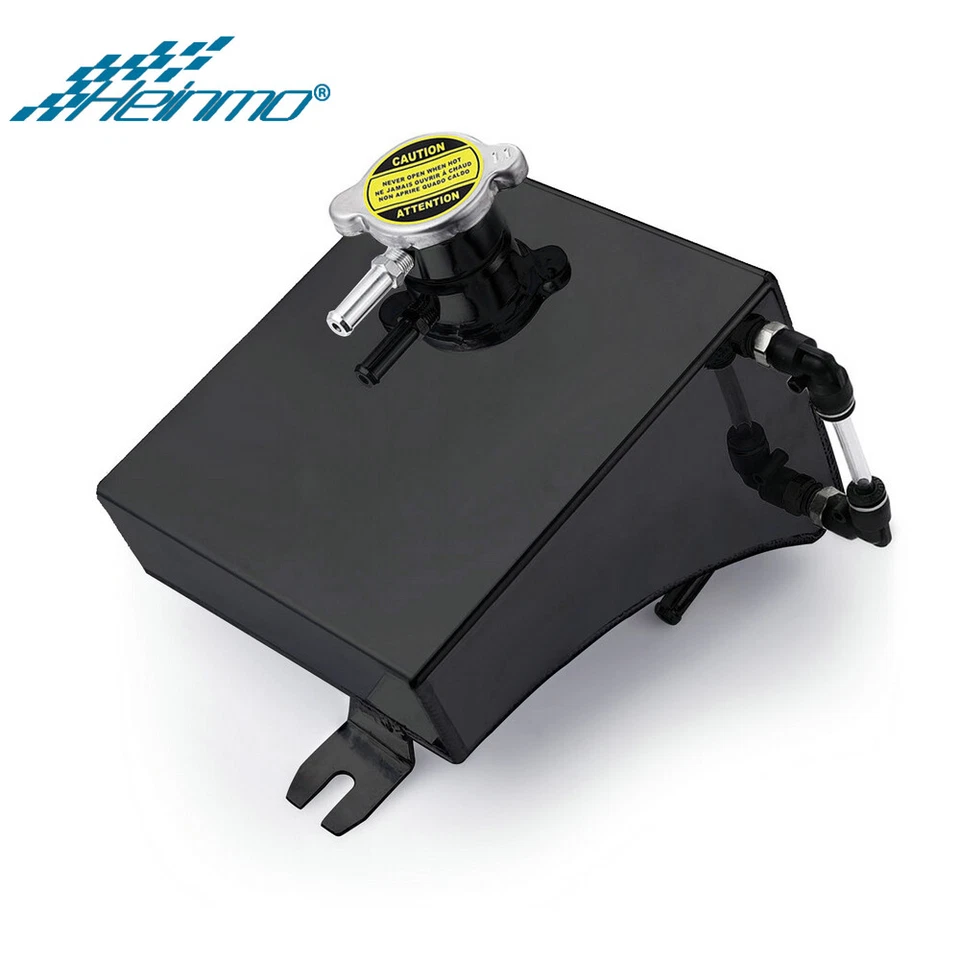 Aluminum Radiator Coolant Overflow Water Tank For Nissan 240SX 180SX S13 S14 S15 - Image 3 of 4