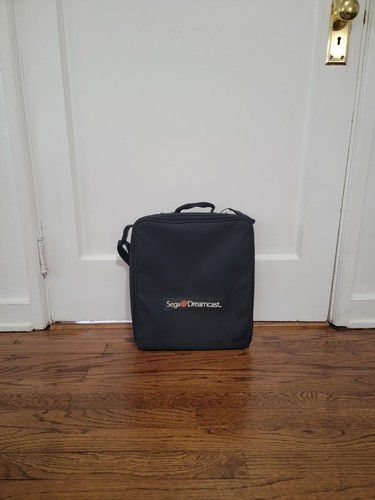 Vintage 1999 Sega DREAMCAST Large Black Game Console Carrying Case Bag w/ Strap