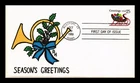 DR JIM STAMPS US COVER CHRISTMAS SLEIGH FIRST DAY ISSUE RH HAND COLORED CACHET