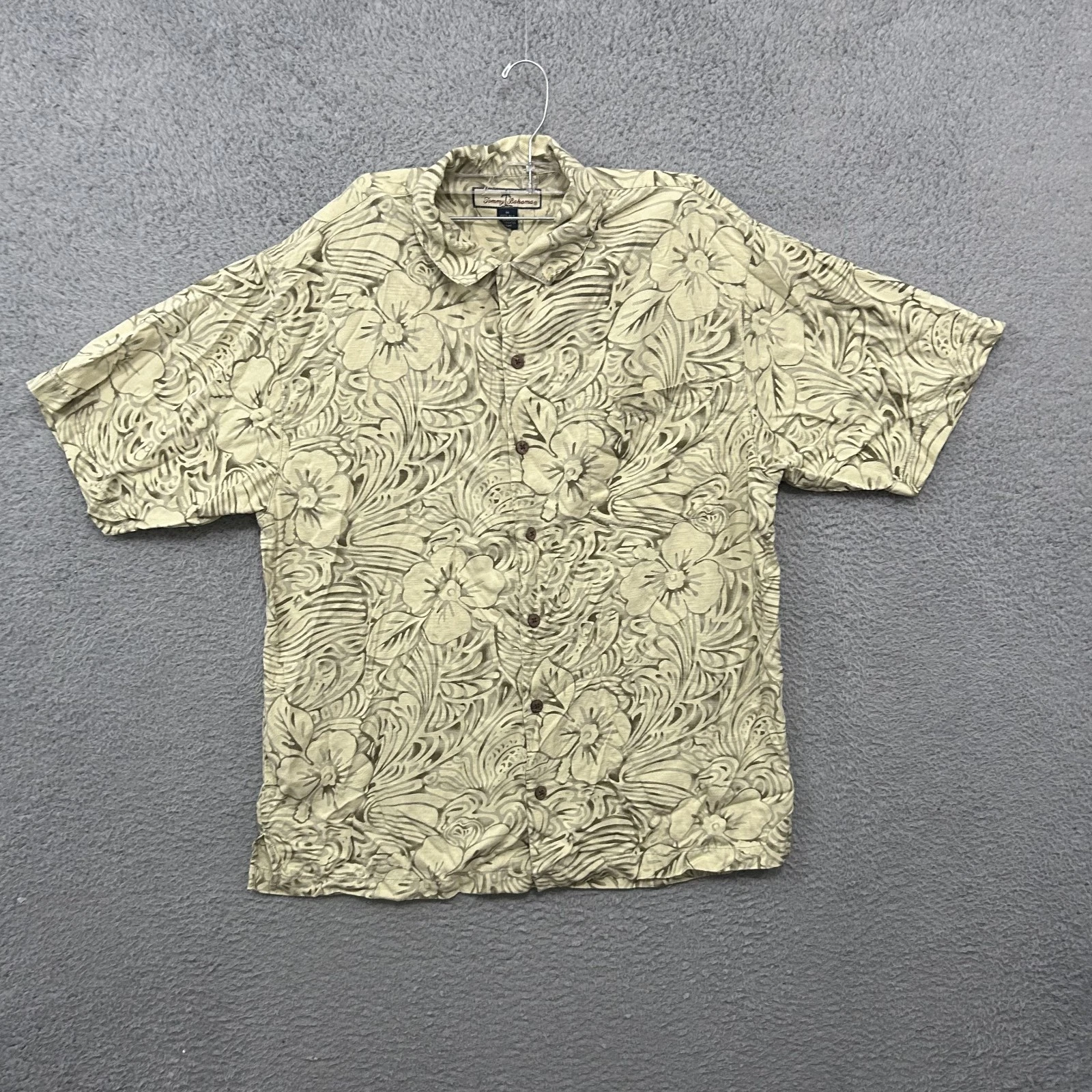 Tommy Bahama Shirt Mens Medium Yellow Green Floral Tropical Hawaiian Silk Adult
Opens in a new windo