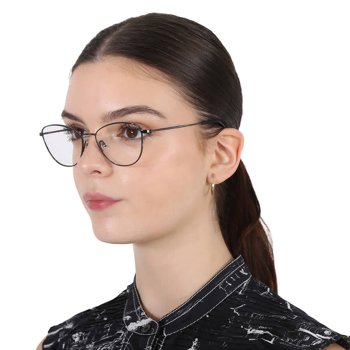 Garrett Leight OLIVE Demo Cat Eye Ladies Eyeglasses 3031 GM-BK 51 3031 GM-BK 51 16990₽