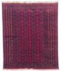 Rare Hand Knotted Afghan Adras Khan Balouch Wool Area Rug 6 x 4 Ft