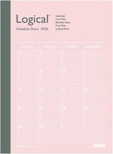  2026 Edition Planner Nakabayashi Logical Diary 2026 Monthly Notebook Type A/A6