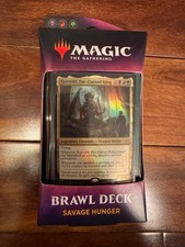 Wizards Of The Coast MTG: Throne of Eldraine Brawl Deck Savage Hunter (NEW)