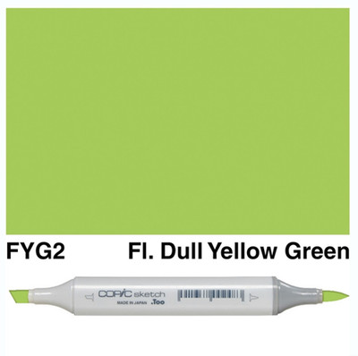 Copic Sketch Marker Fluorescents, Dull Yellow Green FYG (4511338009079) (3 Pack)