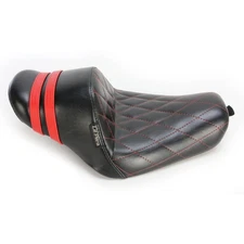 LePera Stubs Spoiler Diamond Seat w/Red Stripes - LK-416DM
