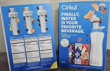 2 Pack Cirkul 22 Oz Stainless Steel Starter Kit 3 Flavor Cartridges EXP 08/26