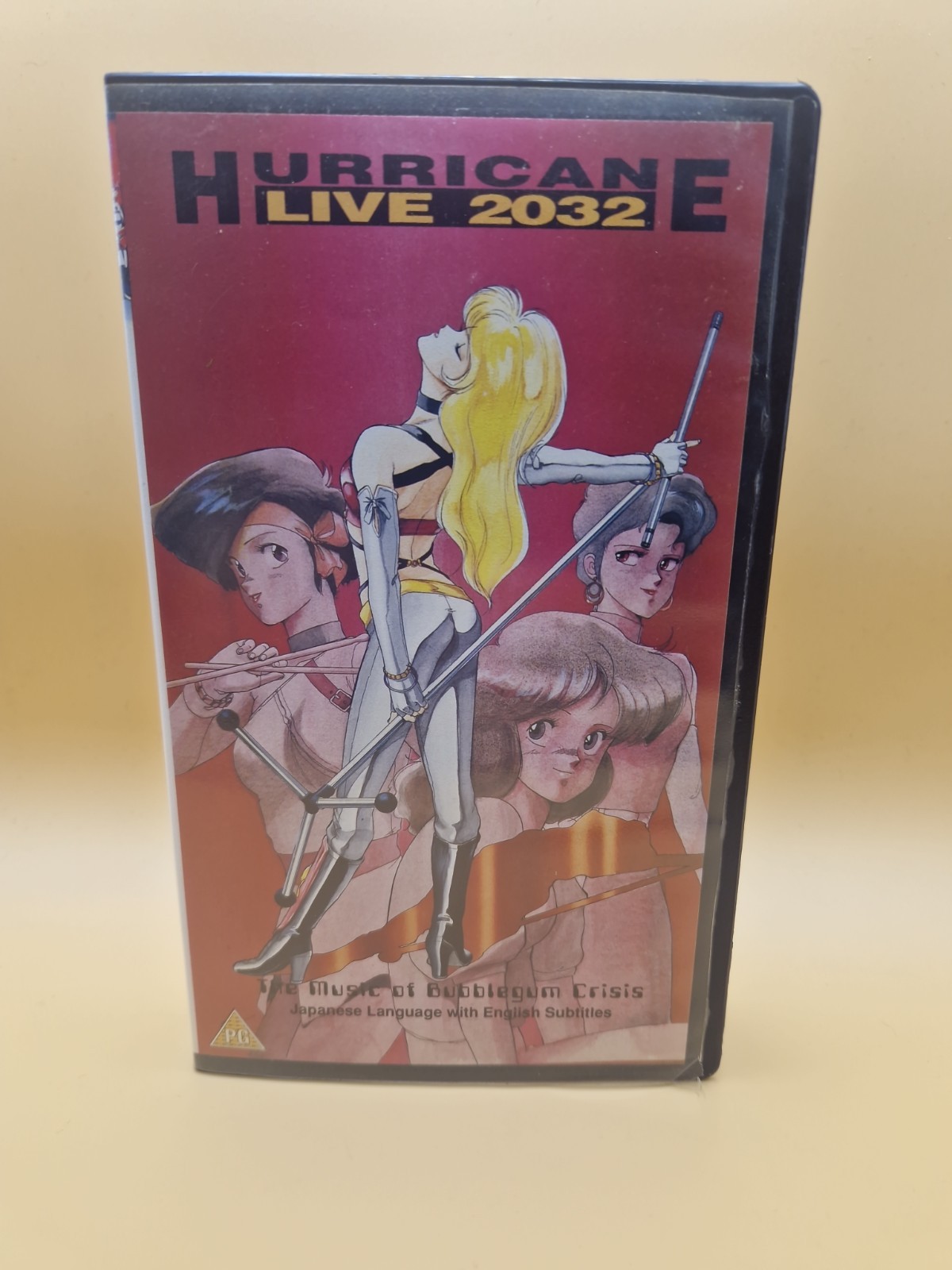 Bubblegum Crisis - Hurricane Live 2032 (VHS, 1993) - Pal