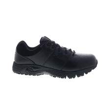 Fila Memory Breach Slip Resistant Steel Toe Low Mens Black Athletic Shoes