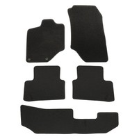 Velour FußMatten Automatten FüR Peugeot 5008 Ab 2024 5-Tlg Schwarz 7 Sitzer