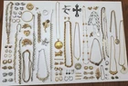 94 Pieces Of Estate Jewelry: Hobe, Napier, Monet, Coro, Lisner, .925, Avon,...