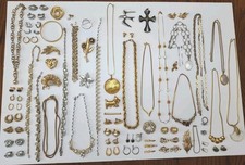 94 Pieces Of Estate Jewelry: Hobe, Napier, Monet, Coro, Lisner, .925, Avon,...