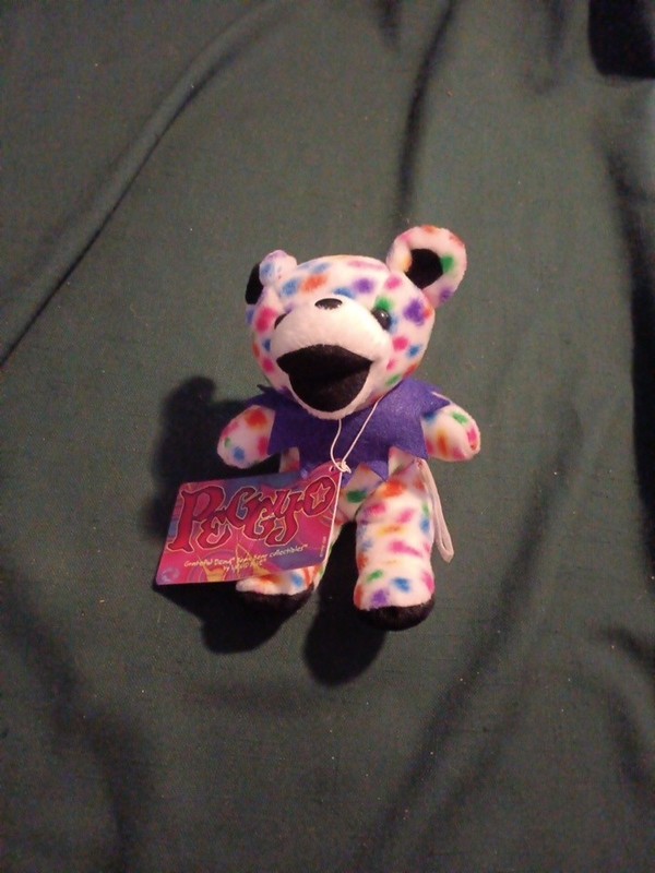 Peggy Grateful Dead Plush Bear 7"  2nd Generation NWT