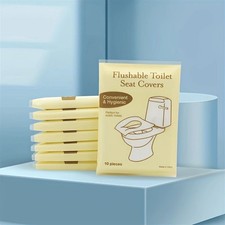 Disposable Toilet Seat Cover Paper Flushable Travel Hotel Camping Toilet Pads