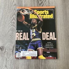 Shaquille O'Neal January 21 1991 Sports Illustrated 1st Cover LSU rare