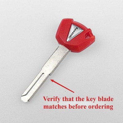 Kawasaki Key with TRANSPONDER CHIP Ninja 400 500 650 ZX10R ZX6R