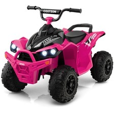 12V Battery Powered Kids Ride On ATV Electric 4-Wheeler Quad Car w/ MP3  Light