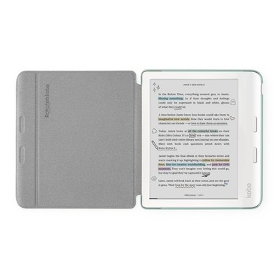 新品　Kobo Libra Colour（ホワイト）ベーシックスリープカバー Kobo Libra Colour Basic SleepCover Case 2-Way Stand Vegan Leather